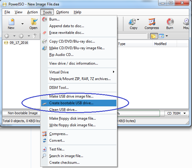 copy bootable disk to usb